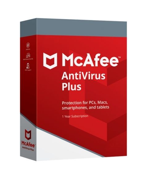 McAfee AntiVirus Plus (1 Year / 1 PC) Neueste Version + kostenlose Updates